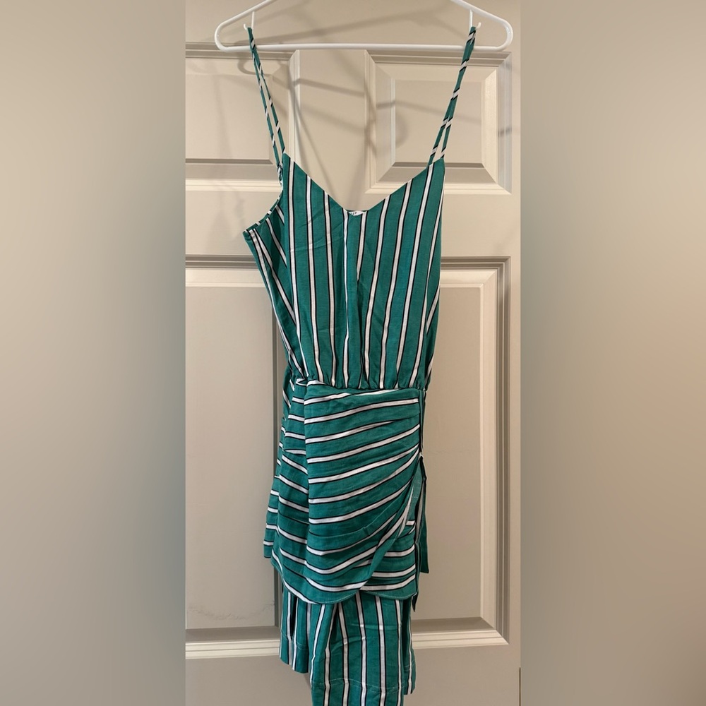 10 Crosby Derek Lam Striped Romper/ Skort